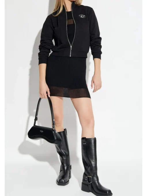 Diesel Felpa Nero Donna