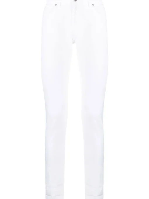 Dondup Jeans Bianco Uomo George
