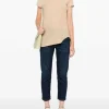 Dondup Jeans Blu Donna Koons Bottoni Gioiello