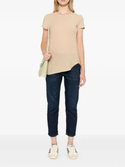 Dondup Jeans Blu Donna Koons Bottoni Gioiello