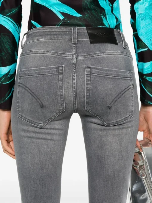 Dondup Jeans Blu Donna Monroe Skinny Chiaro