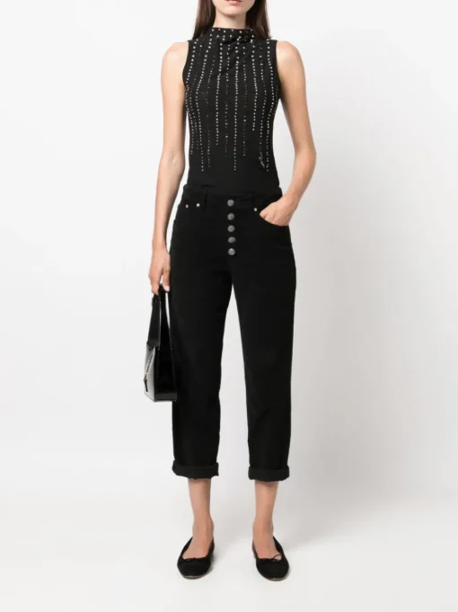 Dondup Pantalone Nero Donna