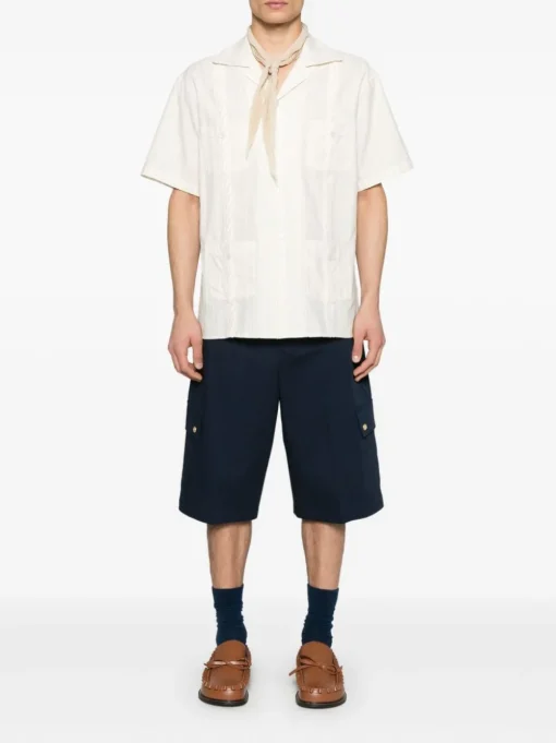 Drole De Monsieur Camicia Beige Uomo