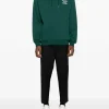 Drole De Monsieur Felpa Verde Uomo Cappuccio Not From Paris Madame