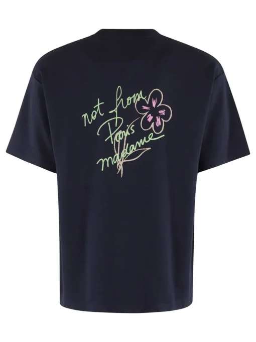 Drole De Monsieur T-shirt Blu Uomo