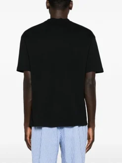 Drole De Monsieur T-shirt Nero Uomo Not From Paris Madame