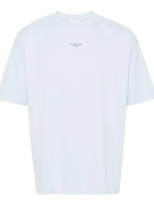 Drole De Monsieur T-shirt Blu Uomo con stampa