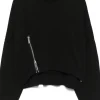 Dsquared2 Donna Felpa Nero Dettaglio Cerniera