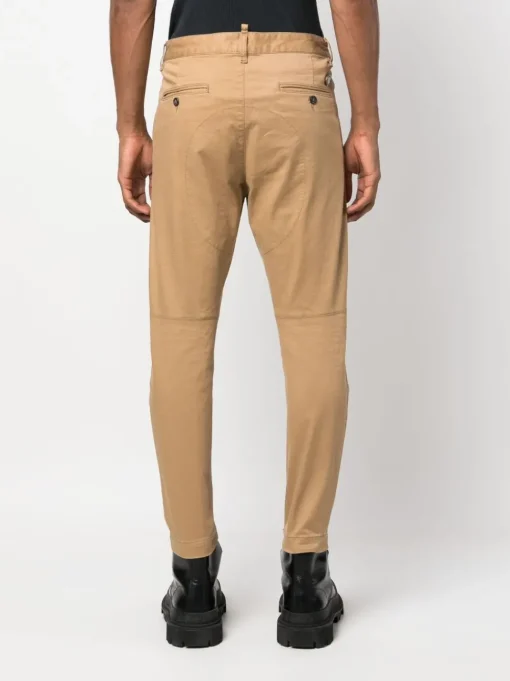Dsquared2 Pantalone Beige Uomo Sexy Chino