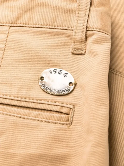 Dsquared2 Pantalone Beige Uomo Sexy Chino