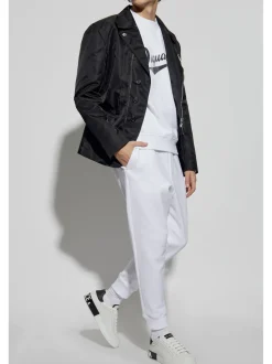 Dsquared2 Pantalone Bianco Uomo Relax Dean Fit