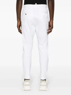Dsquared2 Pantalone Bianco Uomo Sexy Chino