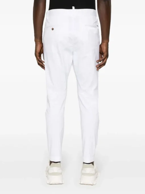 Dsquared2 Pantalone Bianco Uomo Sexy Chino