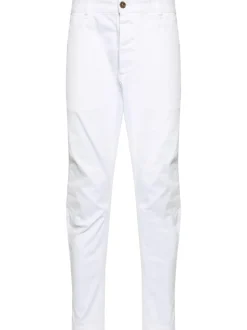 Dsquared2 Pantalone Bianco Uomo Sexy Chino