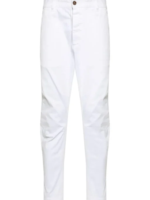 Dsquared2 Pantalone Bianco Uomo Sexy Chino