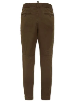 Dsquared2 Pantalone Marrone Uomo Sexy Chino