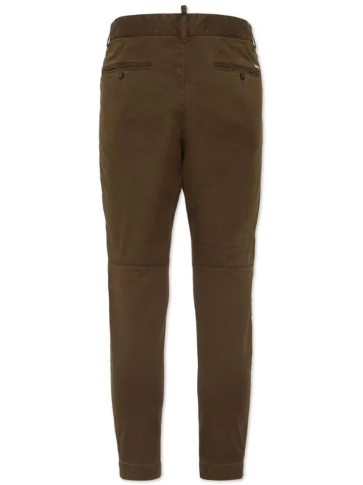 Dsquared2 Pantalone Marrone Uomo Sexy Chino