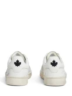 Dsquared2 Scarpa Bianco Uomo Bande in Tono