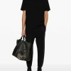 Dsquared2 T-shirt Nero Uomo Ricamo Logo Scollo