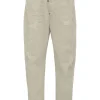 Dsquared2 Uomo Pantalone Beige Vita Elasticizzata