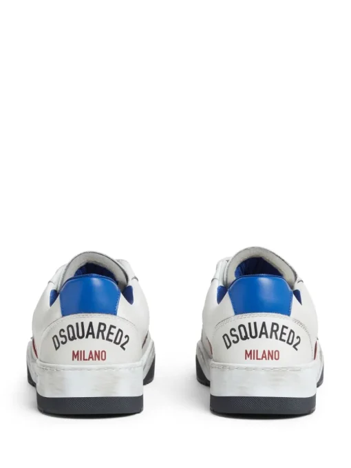 Dsquared2 Uomo Scarpa Bianco Spiker