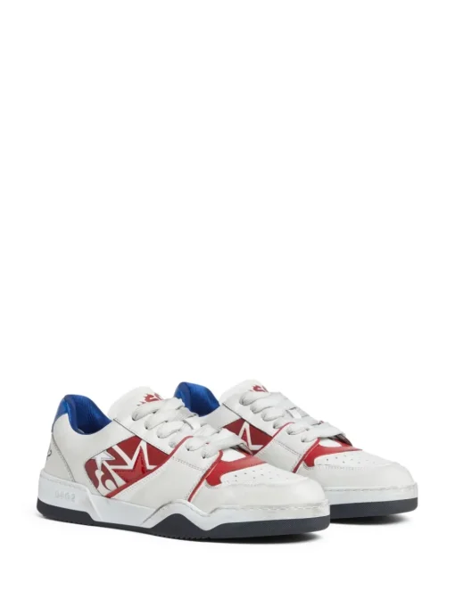 Dsquared2 Uomo Scarpa Bianco Spiker