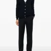 Fileria Cardigan Blu Uomo con Bottoni
