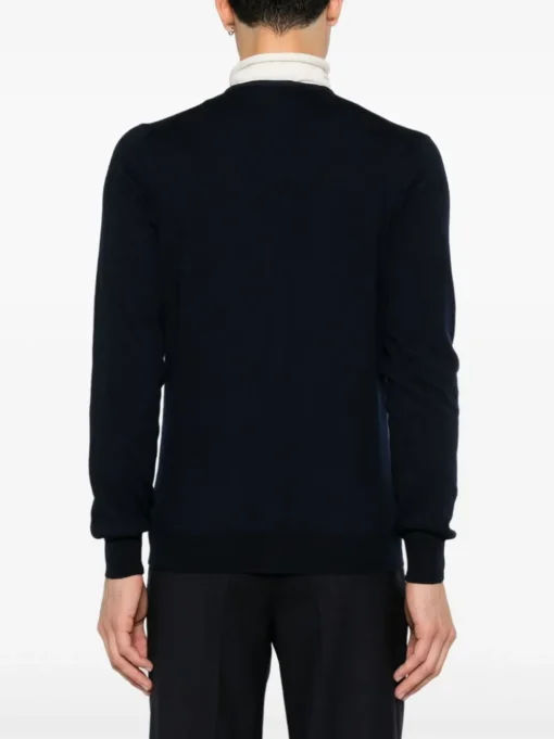 Fileria Cardigan Blu Uomo con Bottoni