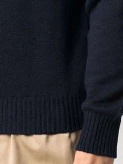 Fileria Maglia Blu Uomo Scollo Tondo