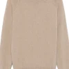 Fileria Maglia Marrone Uomo Scollo Tondo