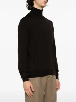 Fileria Maglia Marrone Uomo Dolcevita