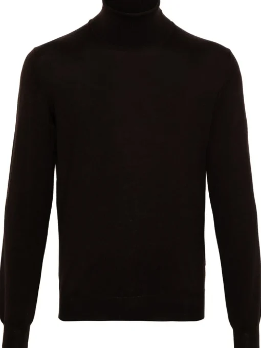 Fileria Maglia Marrone Uomo Dolcevita