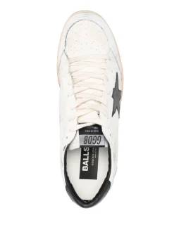 Golden Goose Ball Star Uomo Scarpa Bianco-Nero