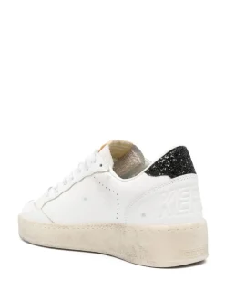 Golden Goose Donna Scarpe Bianco-Oro Ball Star