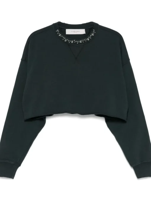Golden Goose Felpa Nero Donna