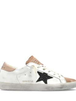 Golden Goose Super-Star Donna Scarpe Bianco-Rosa