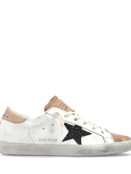 Golden Goose Super-Star Donna Scarpe Bianco-Rosa