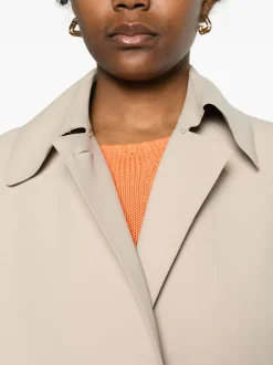 Harris Wharf London Cappotto Sabbia Donna con Cintura