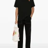 Kenzo Uomo T-shirt Nero Micro Fiore Boke
