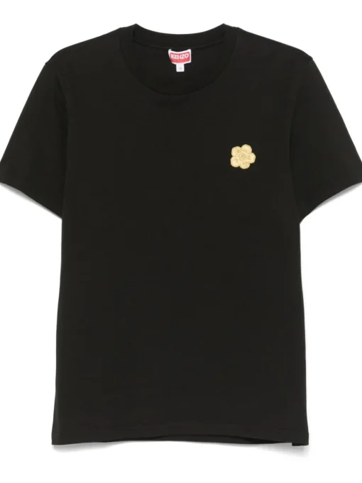 Kenzo Uomo T-shirt Nero Micro Fiore
