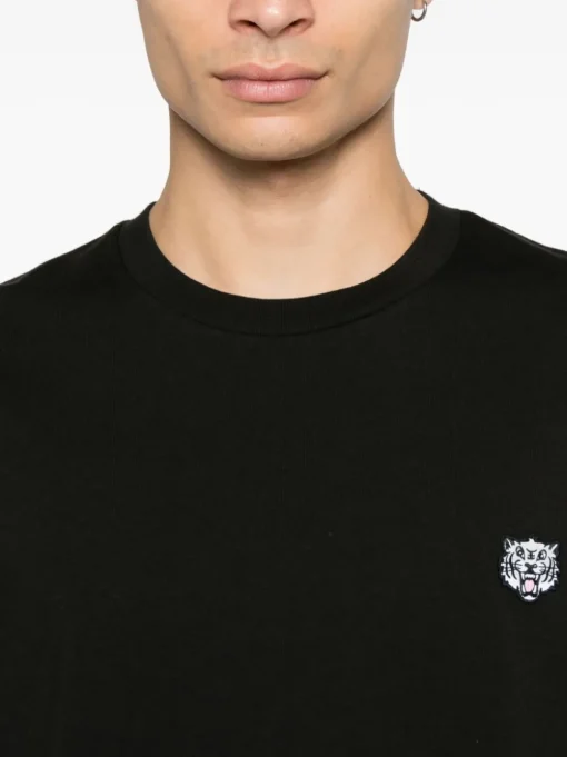 Kenzo Uomo T-shirt Nero Tiger Crest