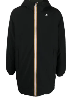 K-way Giacca Pattern Uomo lunga con logo