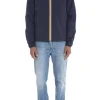 K-way Giubbotto Blu Uomo Jack Stretch Nylon Jersey