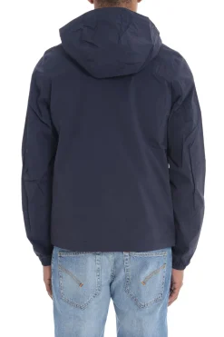 K-way Giubbotto Blu Uomo Jack Stretch Nylon Jersey