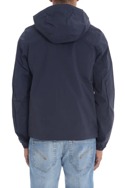 K-way Giubbotto Blu Uomo Jack Stretch Nylon Jersey