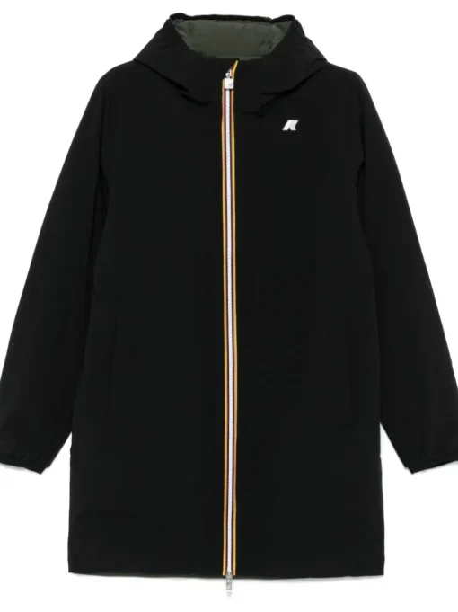 K-way Giubbotto Nero Uomo Jacob St Warm Reversible