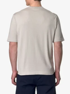 K-way Uomo T-shirt Beige Combe