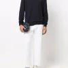 Lacoste Maglia Blu Uomo Ricamo Coccodrillo