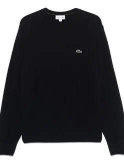Lacoste Maglia Blu Uomo Ricamo Coccodrillo