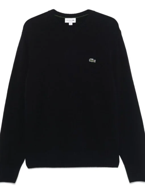 Lacoste Maglia Blu Uomo Ricamo Coccodrillo